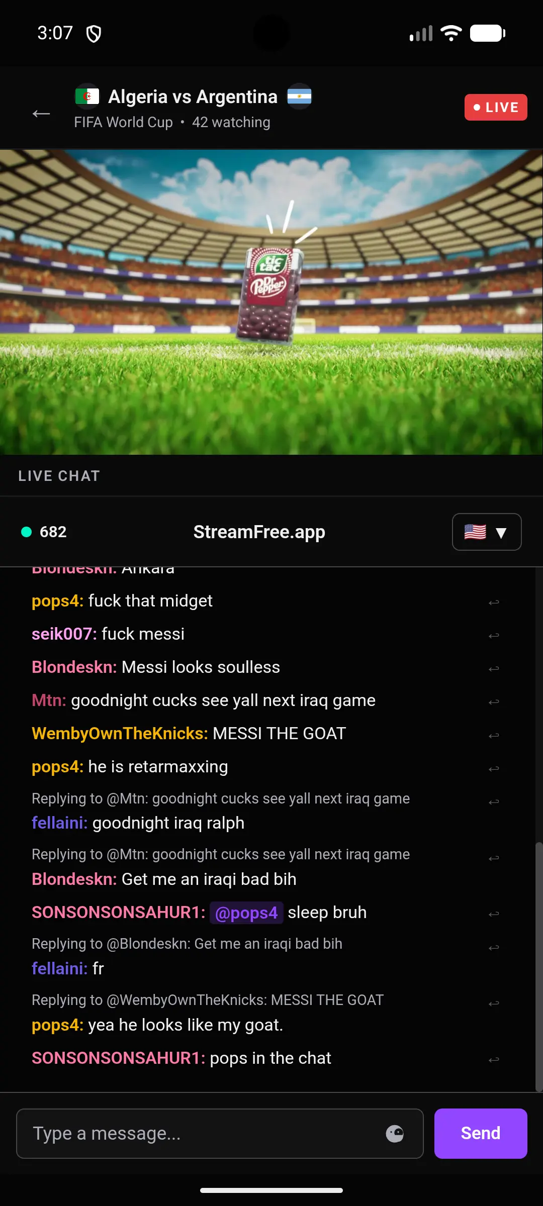 StreamFree App - Live Stream